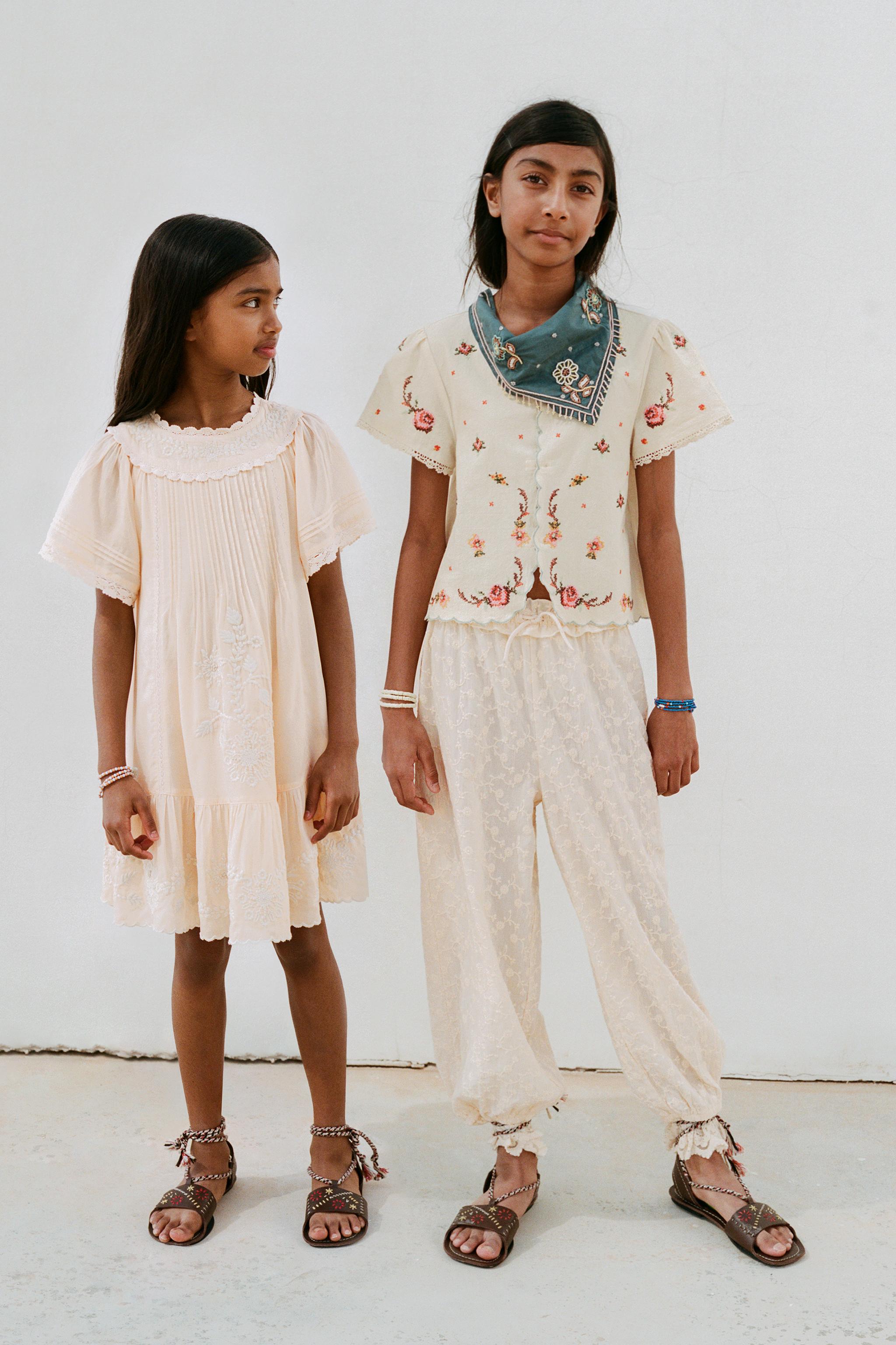 EMBROIDERED DRESS